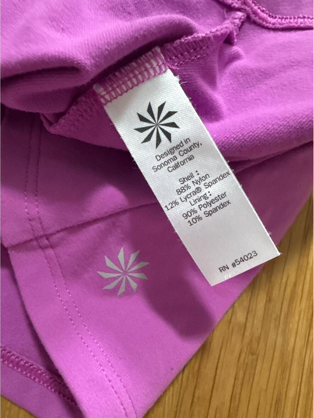 Athleta Purple Strappy Athletic Tank Top Size S